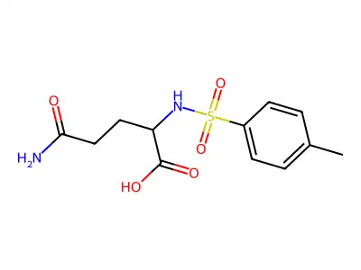 N~2~-(4-Methylbenzene-1-sulfonyl)glutamine structure