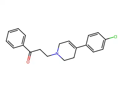 N-(1-Phenylpropionyl)-4-(4-chlorophenyl)-1,2,3,6-tetrahydropyridine structure
