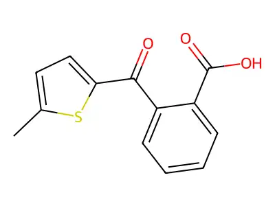 2-(5-Methylthiophene-2-carbonyl)benzoic acid structure