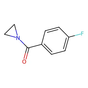 1-(4-Fluorobenzoyl)aziridine structure