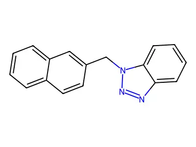 1-(Naphthalen-2-ylmethyl)benzotriazole structure
