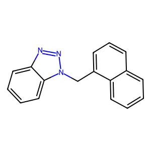 1-(Naphthalen-1-ylmethyl)-1H-1,2,3-benzotriazole structure