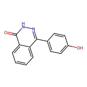 4-(4-hydroxyphenyl)phthalazin-1(2H)-one structure