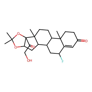 11-Deoxyflurandrenolone structure