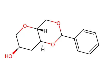 2-Phenyl-4,4a,6,7,8,8a-hexahydropyrano[3,2-d][1,3]dioxin-7-ol structure