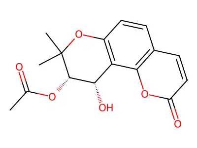 Qianhucoumarin B structure