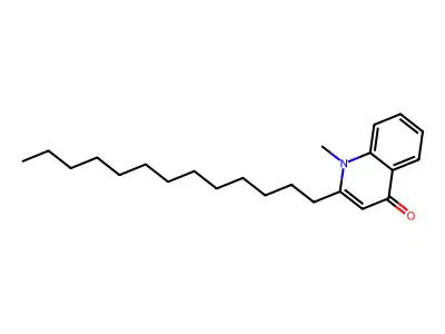 Dihydroevocarpine structure