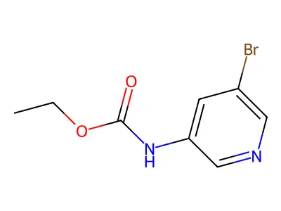 Ethyl (5-bromopyridin-3-yl)carbamate structure