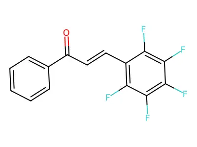 2,3,4,5,6-Pentafluorochalcone structure