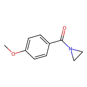 N-(4-Methoxybenzoyl)aziridine structure