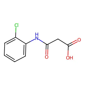 3-(2-Chloroanilino)-3-oxopropanoic acid structure