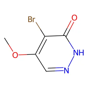 4-Bromo-5-methoxypyridazin-3(2H)-one structure