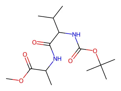 BOC-Val-Ala-OMe structure
