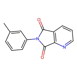 6-(3-methylphenyl)-5H-pyrrolo[3,4-b]pyridine-5,7(6H)-dione structure