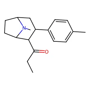 2-Propanoyl-3-(4-tolyl)tropane structure