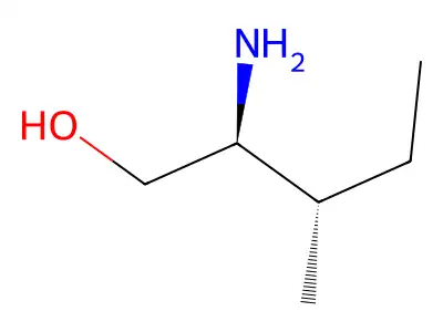(2S,3S)-2-Amino-3-methyl-1-pentanol structure