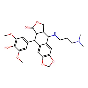 6-(Butylsulfanyl)-9-pentofuranosyl-3,9-dihydro-2H-purin-2-imine structure