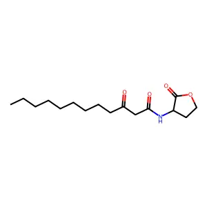 N-3-Oxo-Dodecanoyl-L-Homoserine Lactone structure