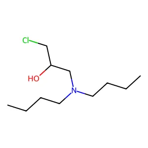 1-Chloro-3-(dibutylamino)propan-2-ol structure