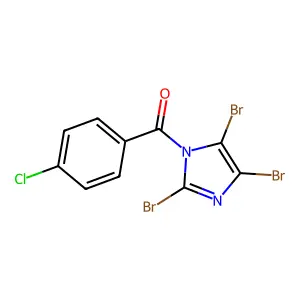 2,4,5-Tribromo-1-(4-chlorobenzoyl)imidazole structure
