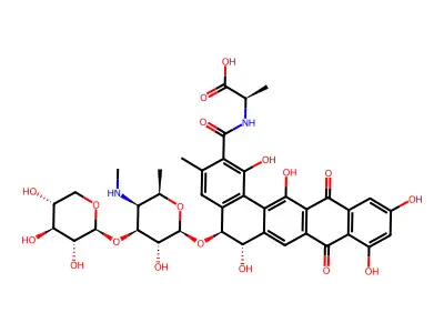Pradimicin H structure