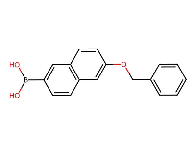 6-Benzyloxy-2-naphthylboronic acid structure