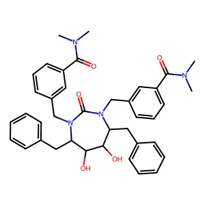 Cyclic urea deriv. structure