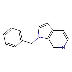 1-benzyl-1H-pyrrolo[2,3-c]pyridine structure