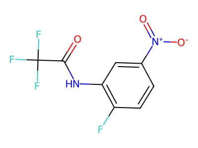 2-Fluoro-5-nitrobenzenamine, N-trifluoromethyl- structure