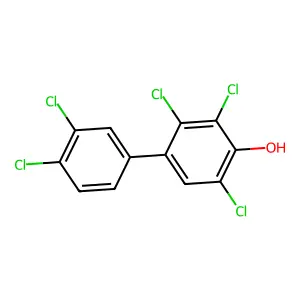 2,3,3',4',5-Pentachloro-4-hydroxybiphenyl structure