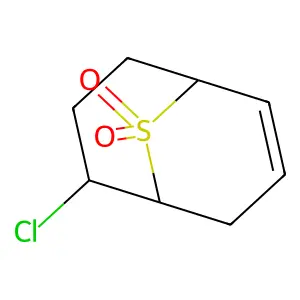 6-Chloro-9lambda~6~-thiabicyclo[3.3.1]non-2-ene-9,9-dione structure