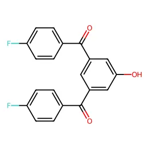 3,5-Bis(4-fluorobenzoyl)phenol structure