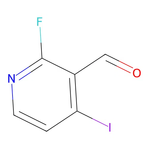 2-Fluoro-4-iodopyridine-3-carbaldehyde structure