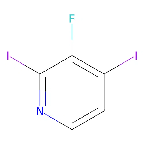 3-Fluoro-2,4-diiodopyridine structure