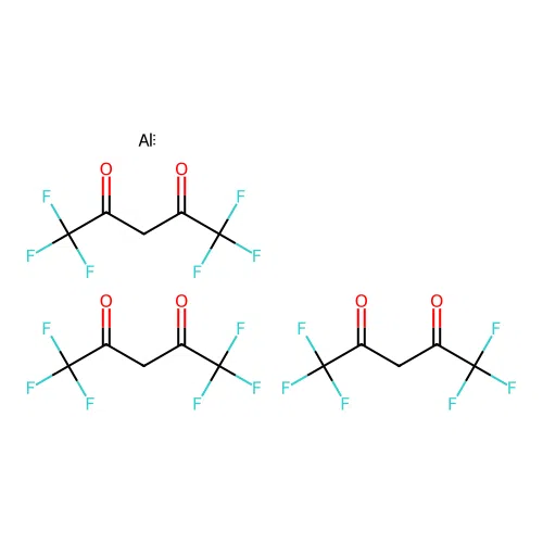 Aluminum,1,1,5,5,5-hexafluoroacetylacetonato)- structure
