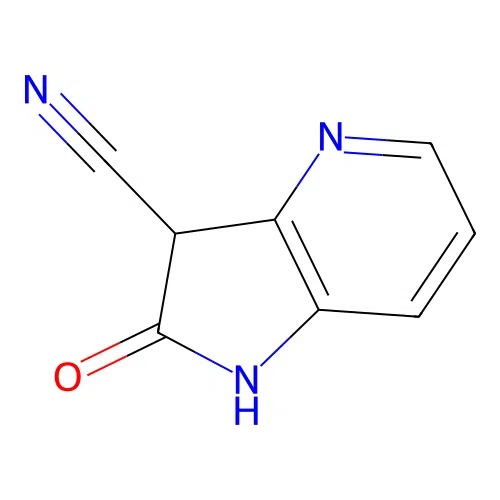 2-Oxo-1,3-dihydropyrrolo[3,2-b]pyridine-3-carbonitrile structure