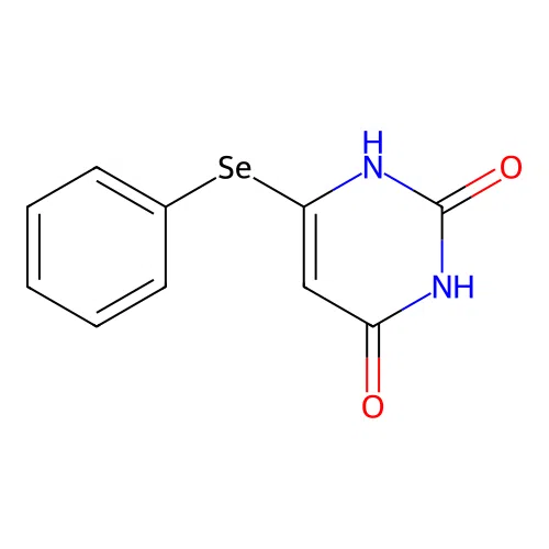 6-(Phenylselanyl)uracil structure
