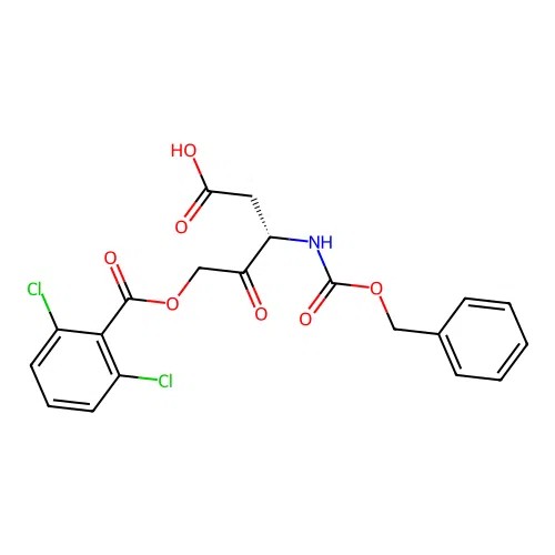 Z-Asp-CH2-DCB structure