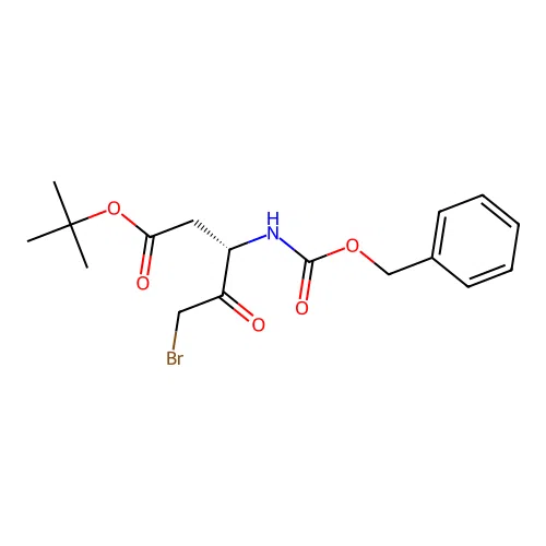 Z-Asp(OtBu)-bromomethylketone structure