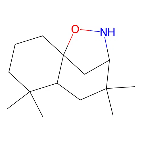 4,4,6,6-tetramethyloctahydro-2H-3,9a-methanobenzo[f][1,2]oxazepine structure