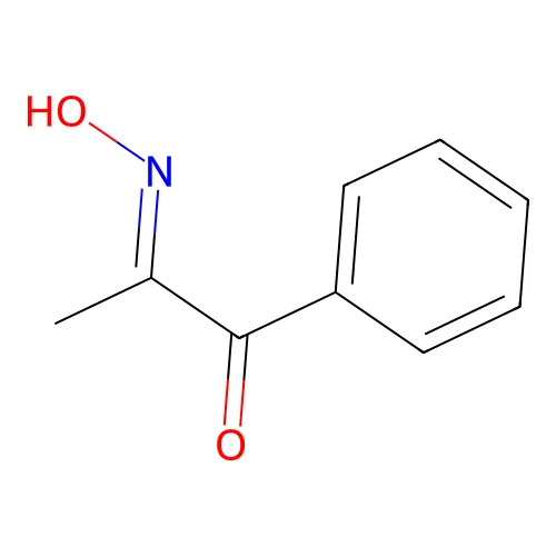1,2-Propanedione, 1-phenyl-, 2-oxime structure