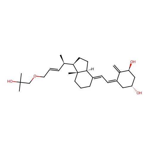 22-Ene-25-oxavitamin D structure