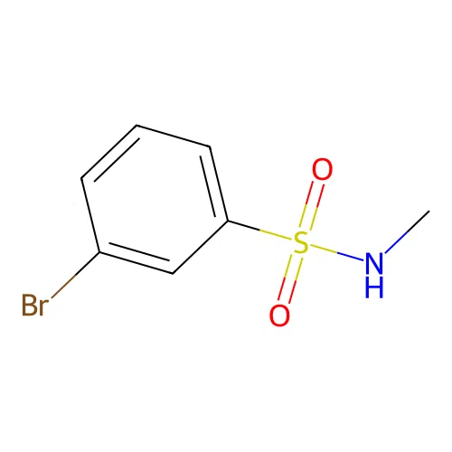 3-bromo-N-methylbenzene-1-sulfonamide structure