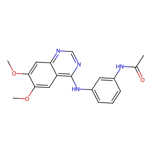 4-(3-Acetamidoanilino)-6,7-dimethoxyquinazoline structure