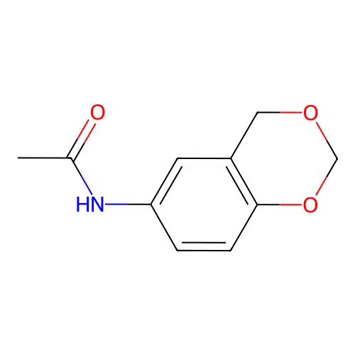 N-(4H-1,3-benzodioxin-6-yl)acetamide structure