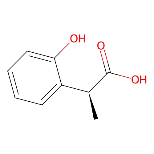2-(2-Hydroxyphenyl)propanoic acid, (2S)- structure