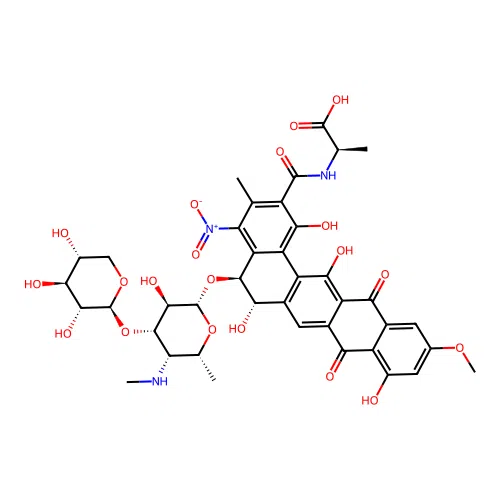 4-Nitropradimicin A structure