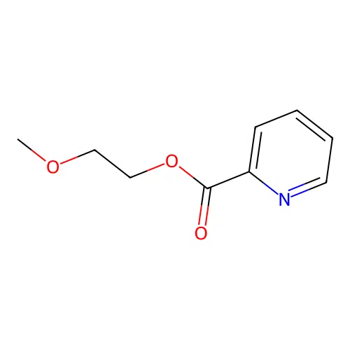 2-Methoxyethyl pyridine-2-carboxylate structure