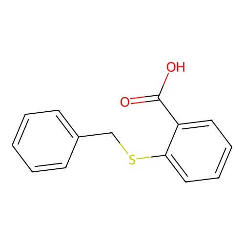 2-(Benzylsulfanyl)benzoic acid structure