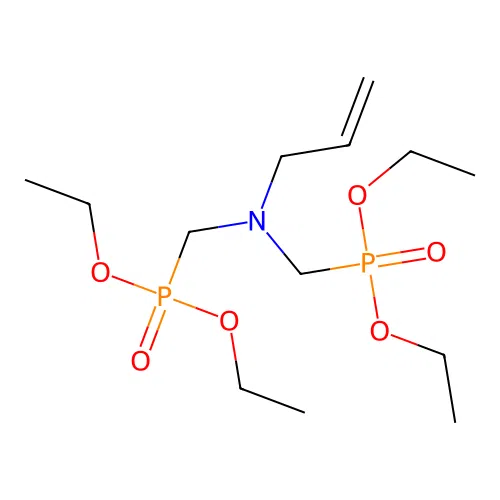 N-allyl-N,N-bis(diethoxyphosphorylmethyl)amine structure